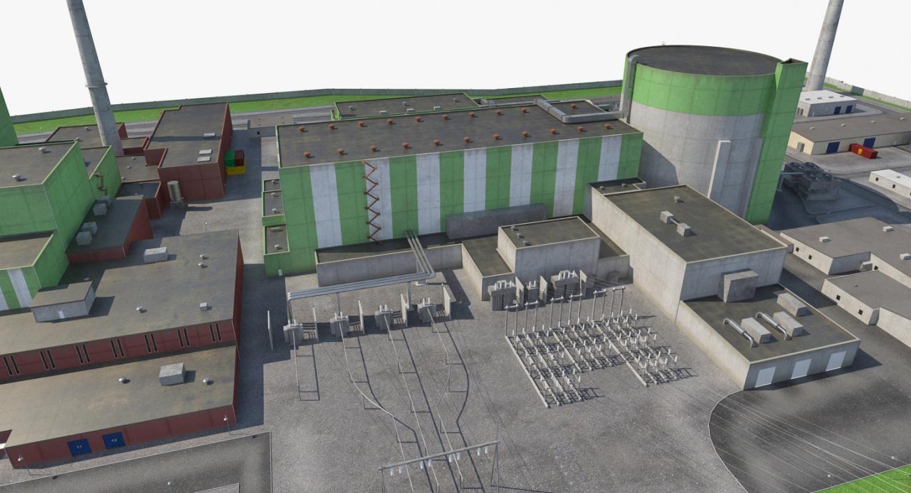 3D Power Plants 3D Models Collection model