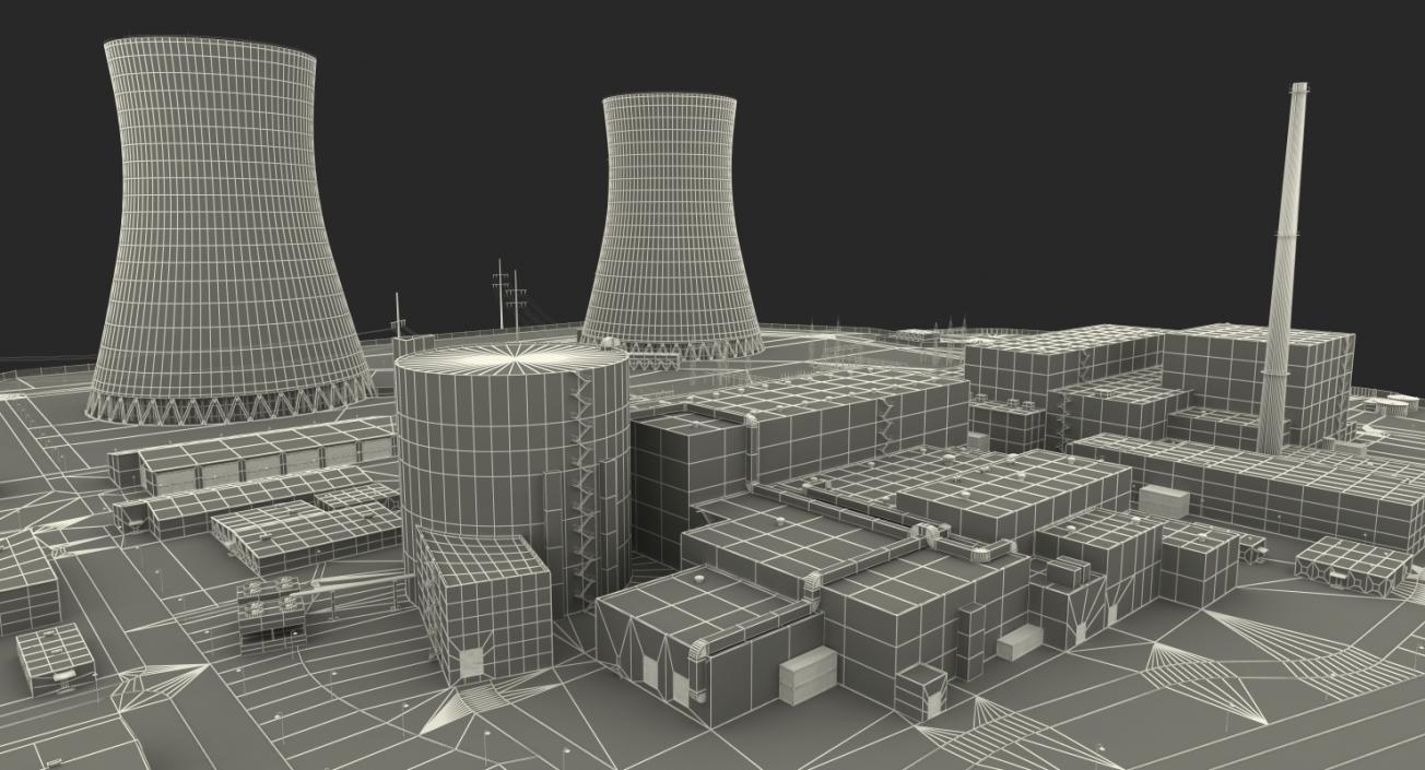 3D Power Plants 3D Models Collection model