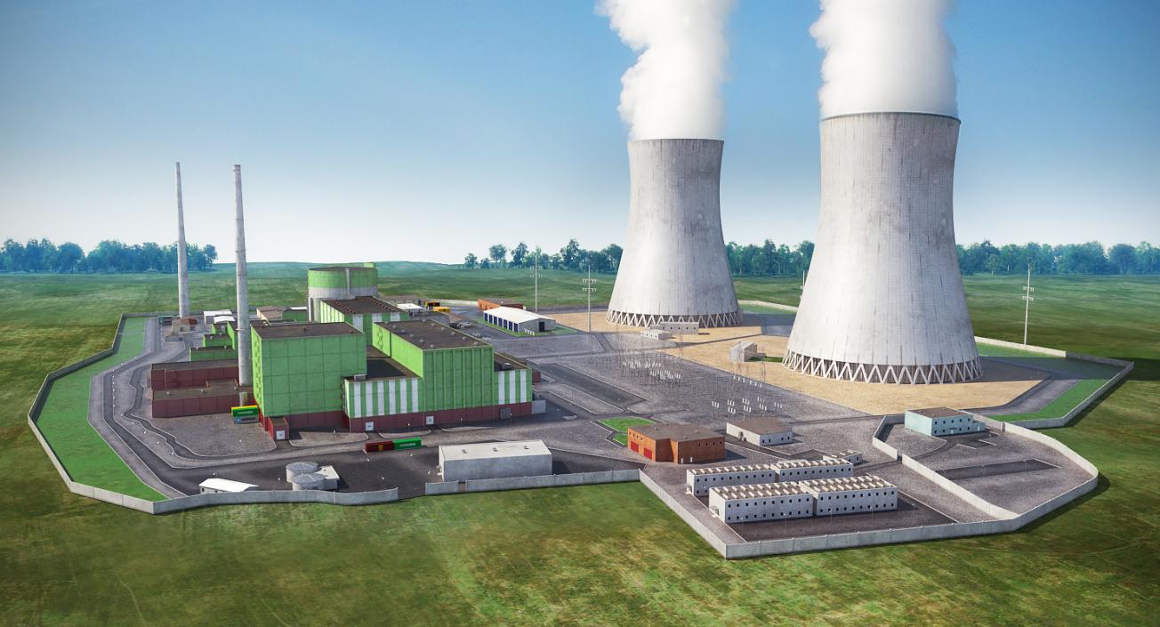 3D Power Plants 3D Models Collection model