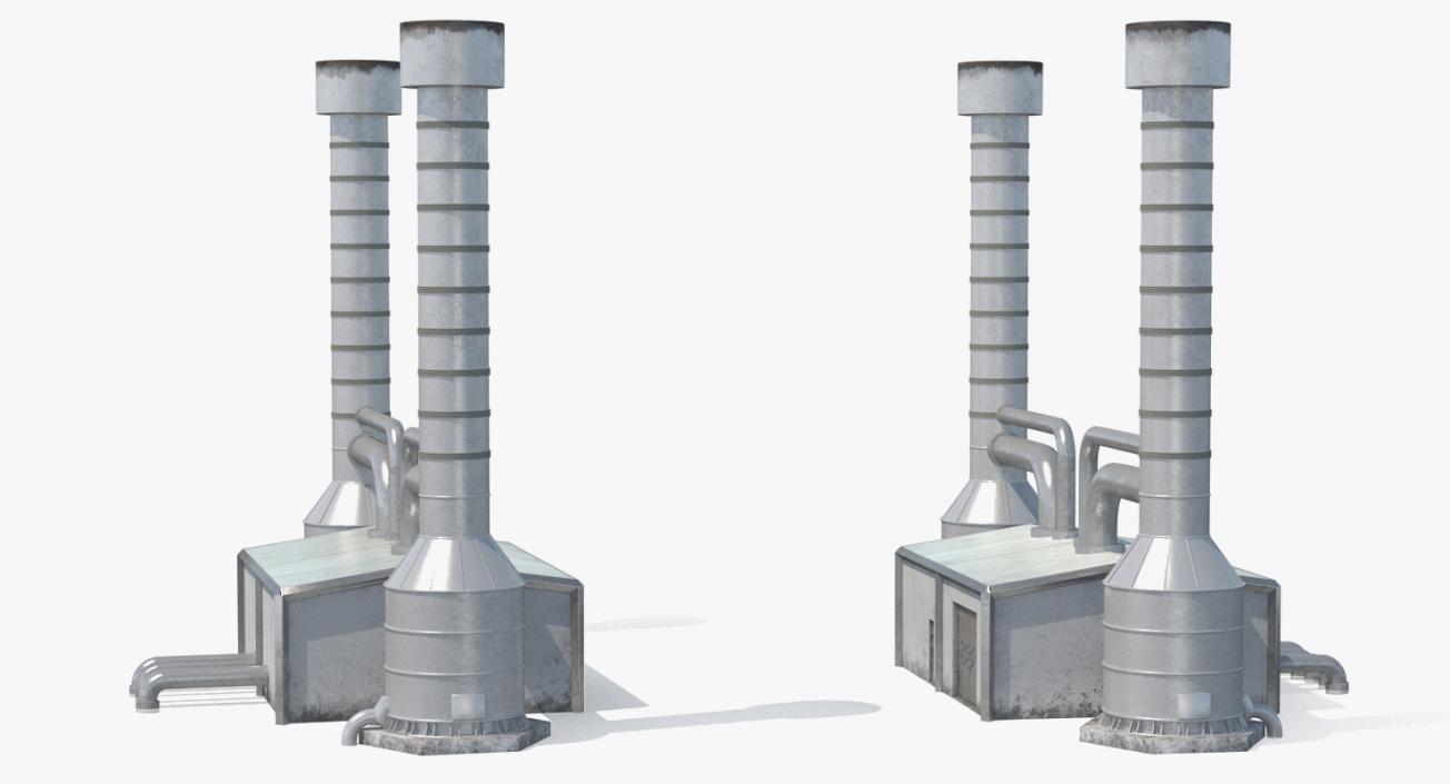 3D Power Plants 3D Models Collection model