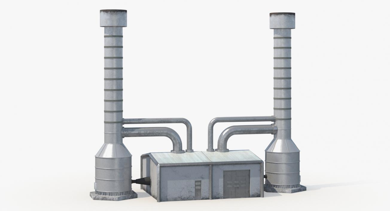 3D Power Plants 3D Models Collection model