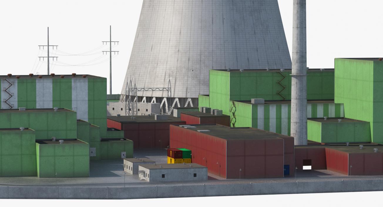 3D Power Plants 3D Models Collection model