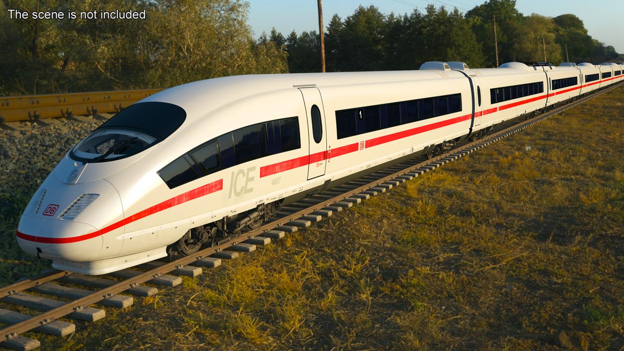 3D ICE 4 High Speed Intercity Long Distance Train