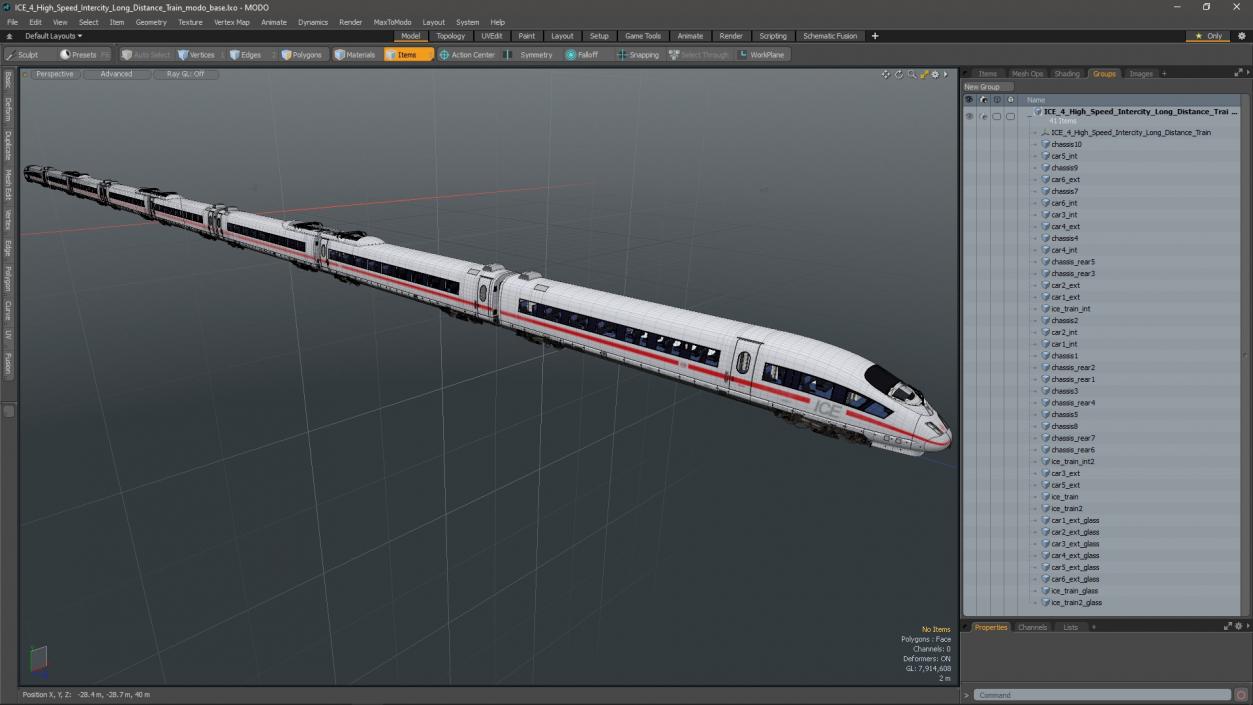 3D ICE 4 High Speed Intercity Long Distance Train