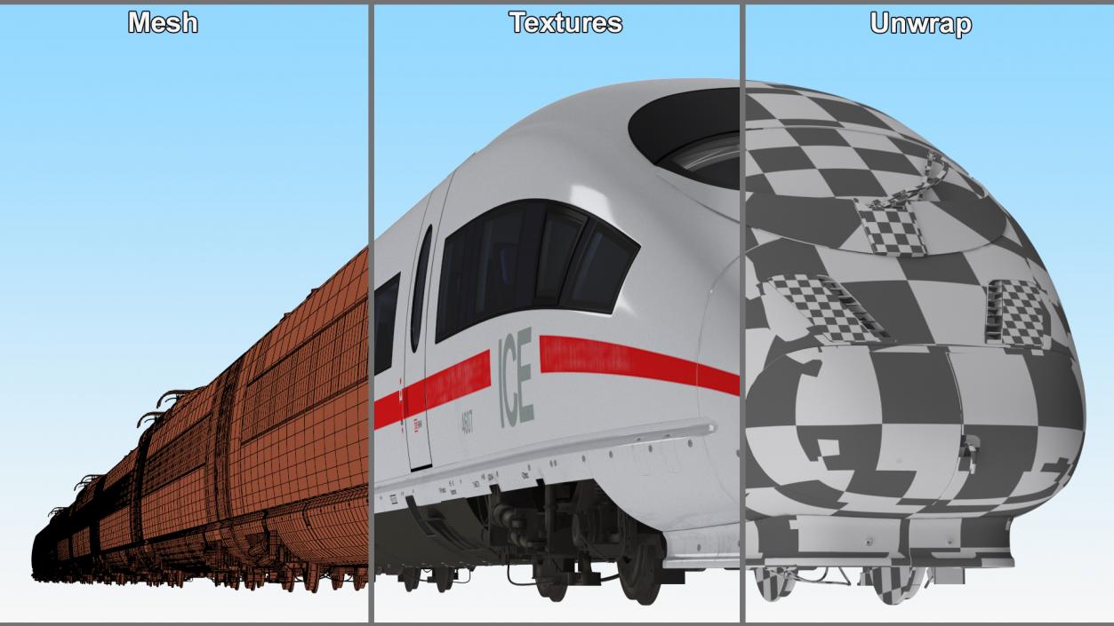 3D ICE 4 High Speed Intercity Long Distance Train