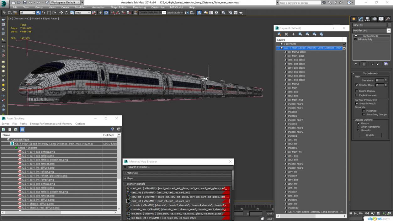 3D ICE 4 High Speed Intercity Long Distance Train