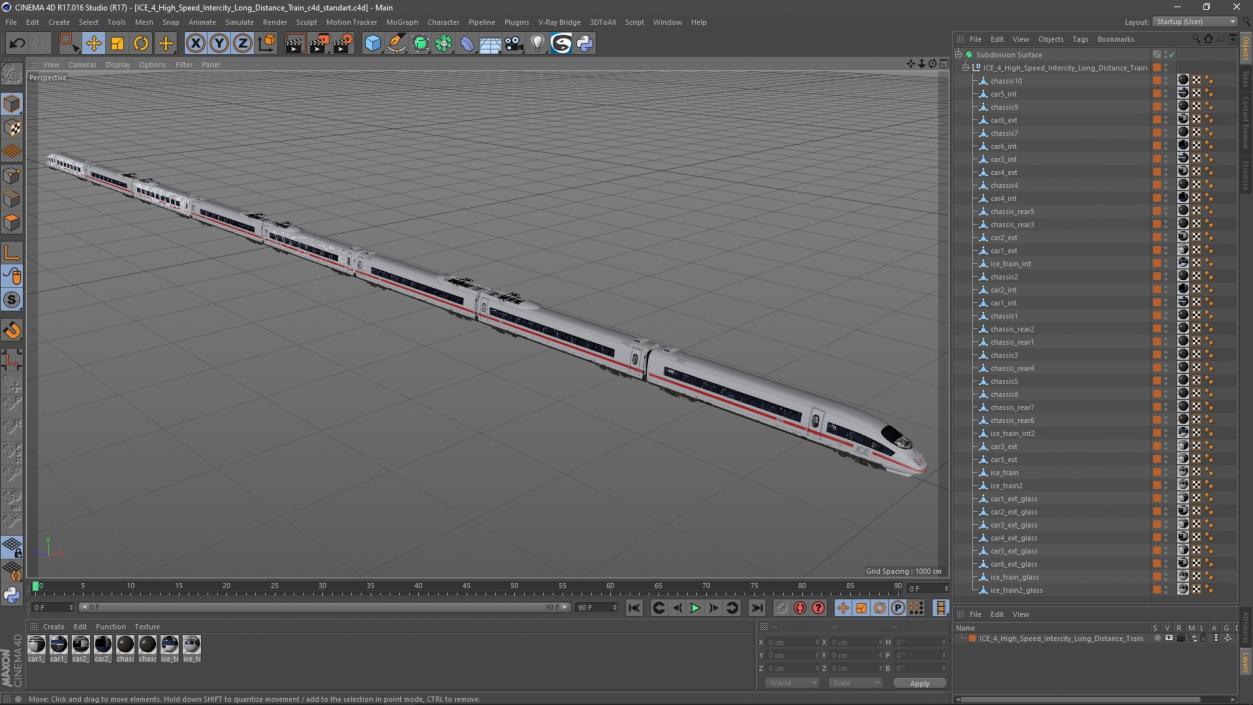 3D ICE 4 High Speed Intercity Long Distance Train