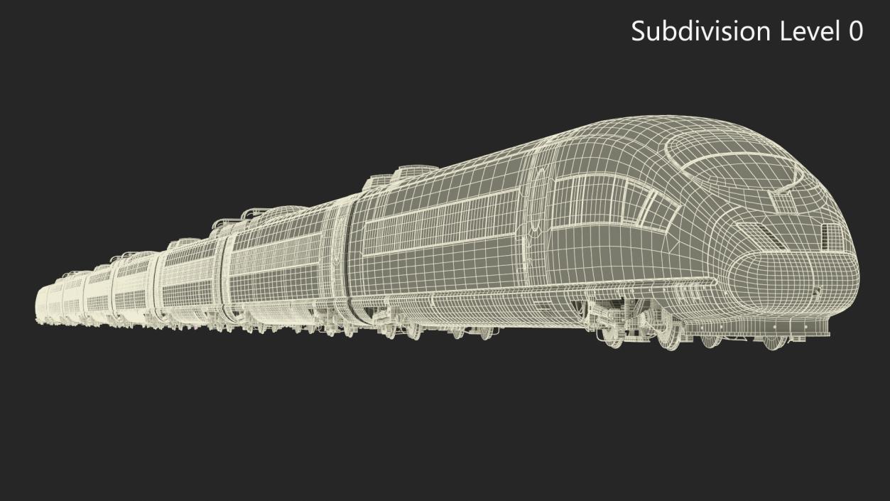 3D ICE 4 High Speed Intercity Long Distance Train