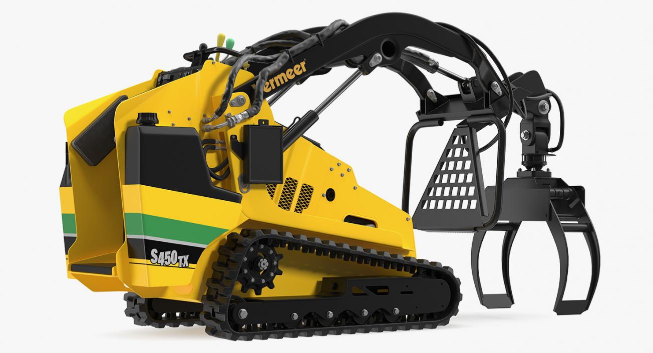 3D Vermeer S450TX Grapple Clean model