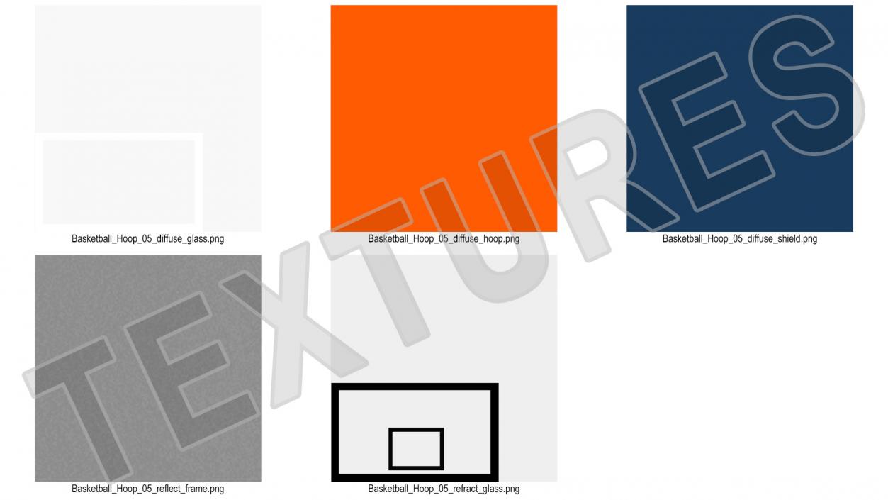 Professional Basketball Hoop Stand 3D model