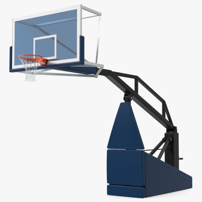 Professional Basketball Hoop Stand 3D model