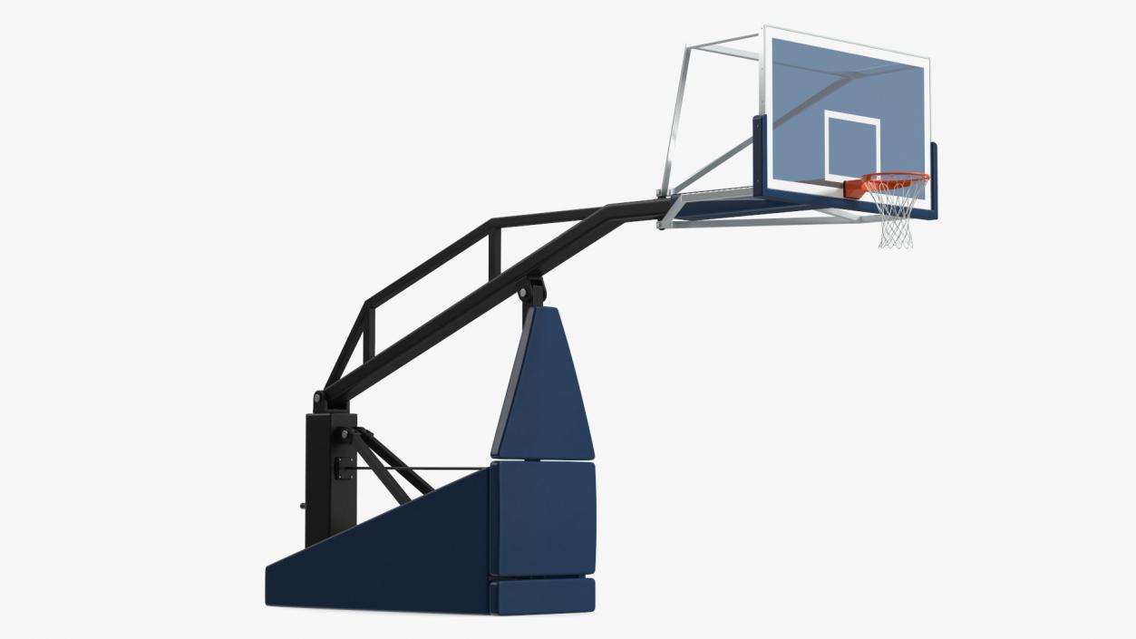 Professional Basketball Hoop Stand 3D model