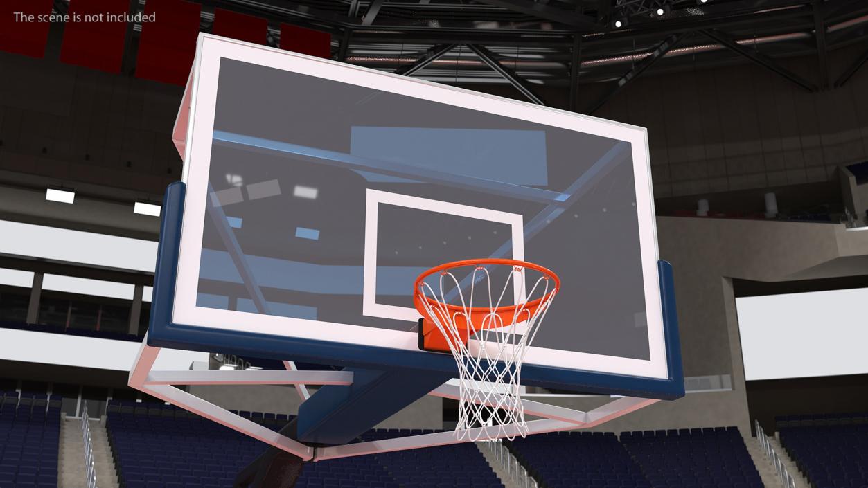 Professional Basketball Hoop Stand 3D model