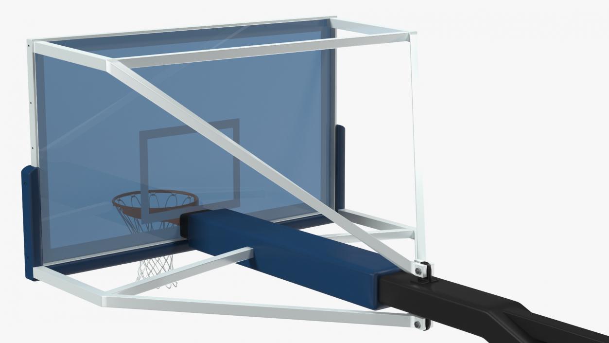 Professional Basketball Hoop Stand 3D model