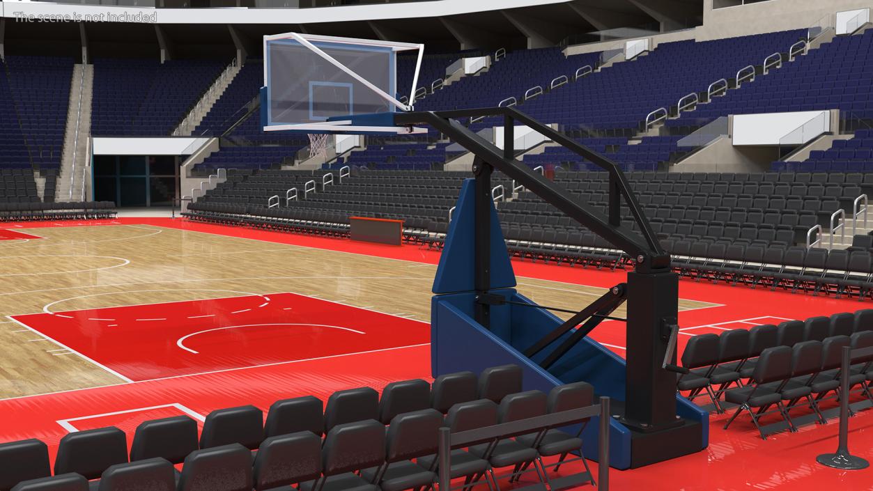 Professional Basketball Hoop Stand 3D model