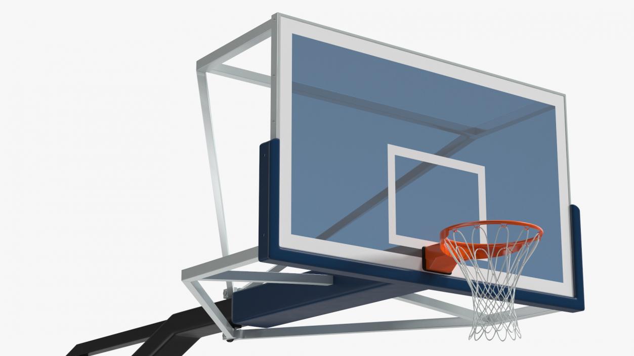 Professional Basketball Hoop Stand 3D model