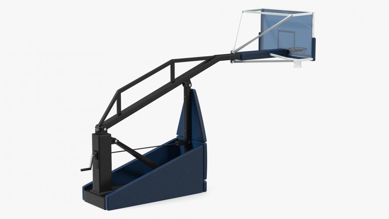 Professional Basketball Hoop Stand 3D model