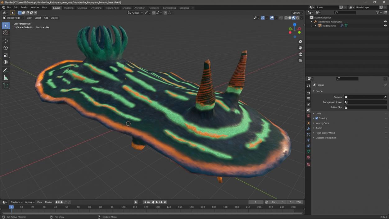 Nembrotha Kubaryana 3D model