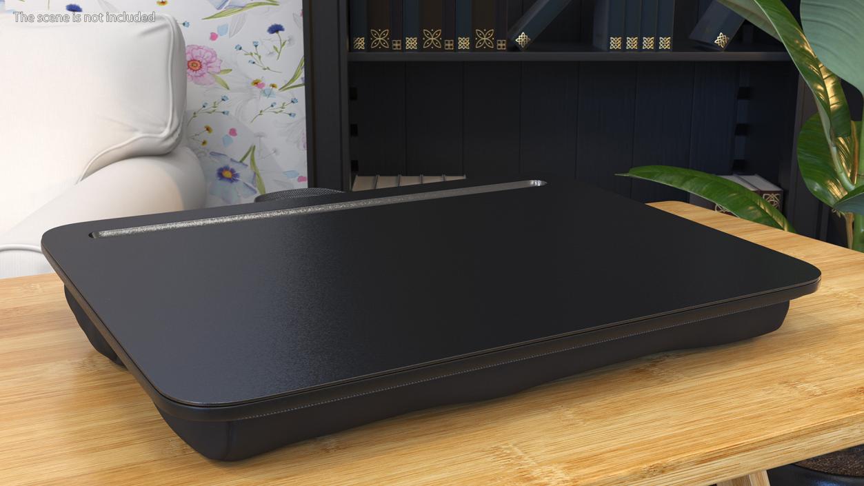 Compact Lap Desk Black 3D