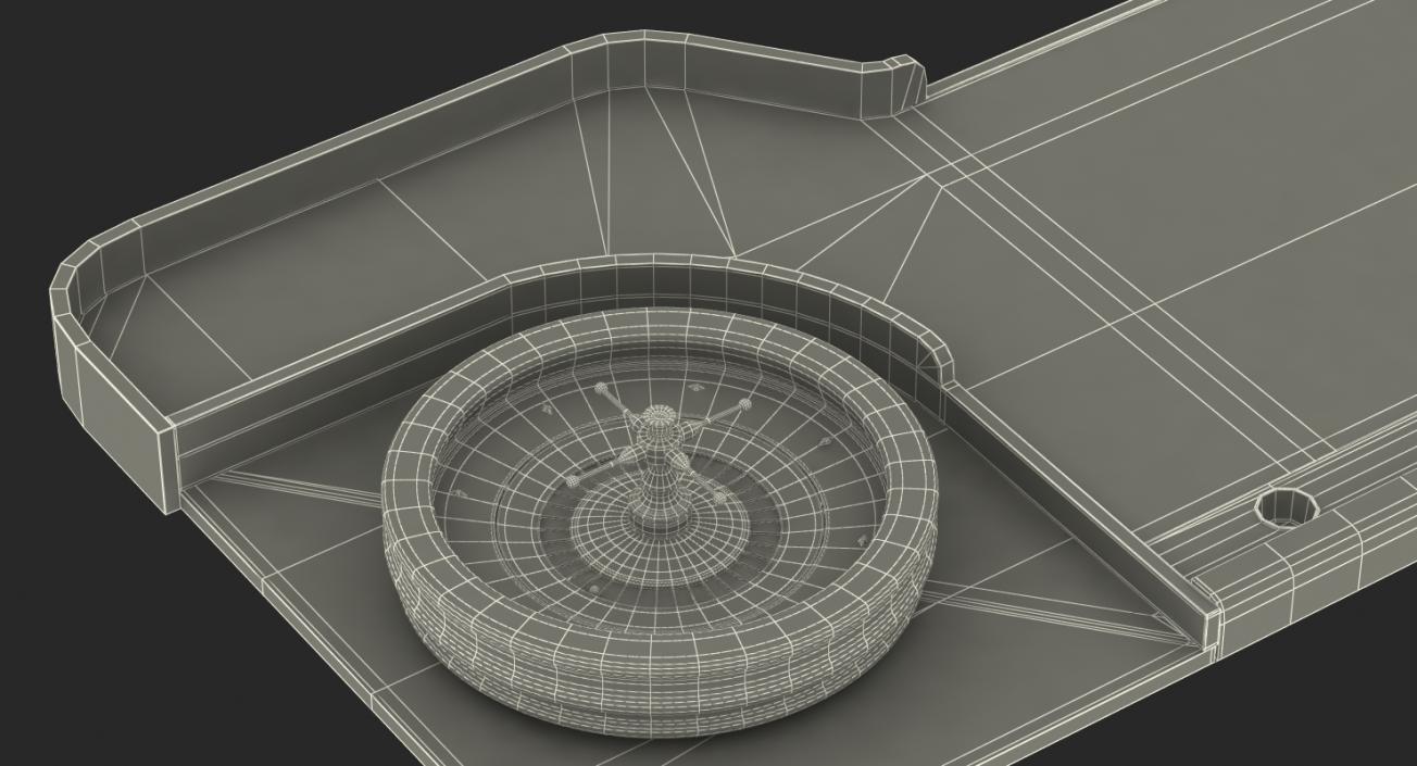 3D Casino Roulette Table