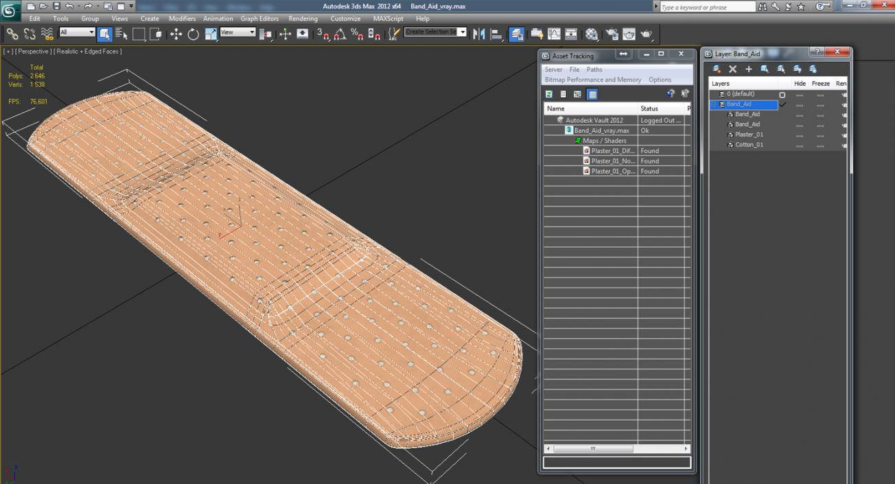 3D model Band Aid