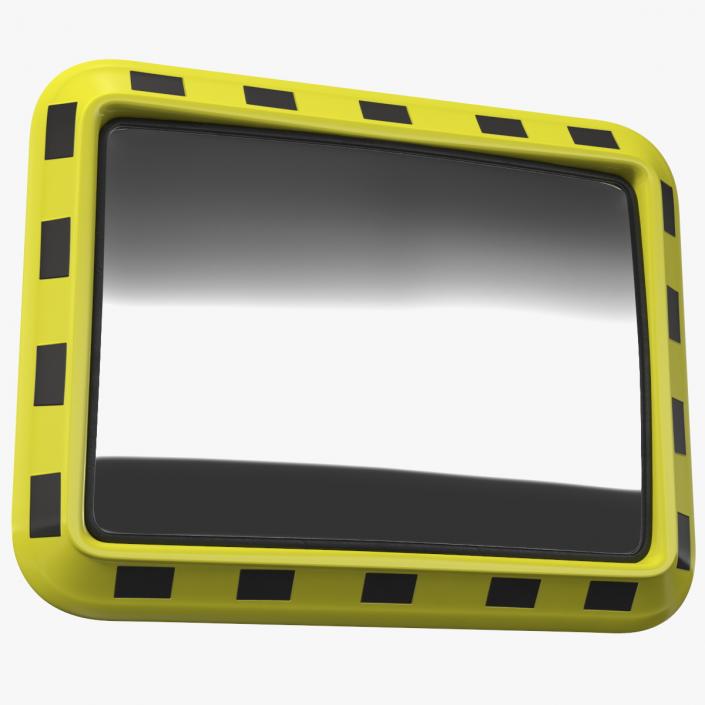 3D Rectangular Industrial Safety Mirror