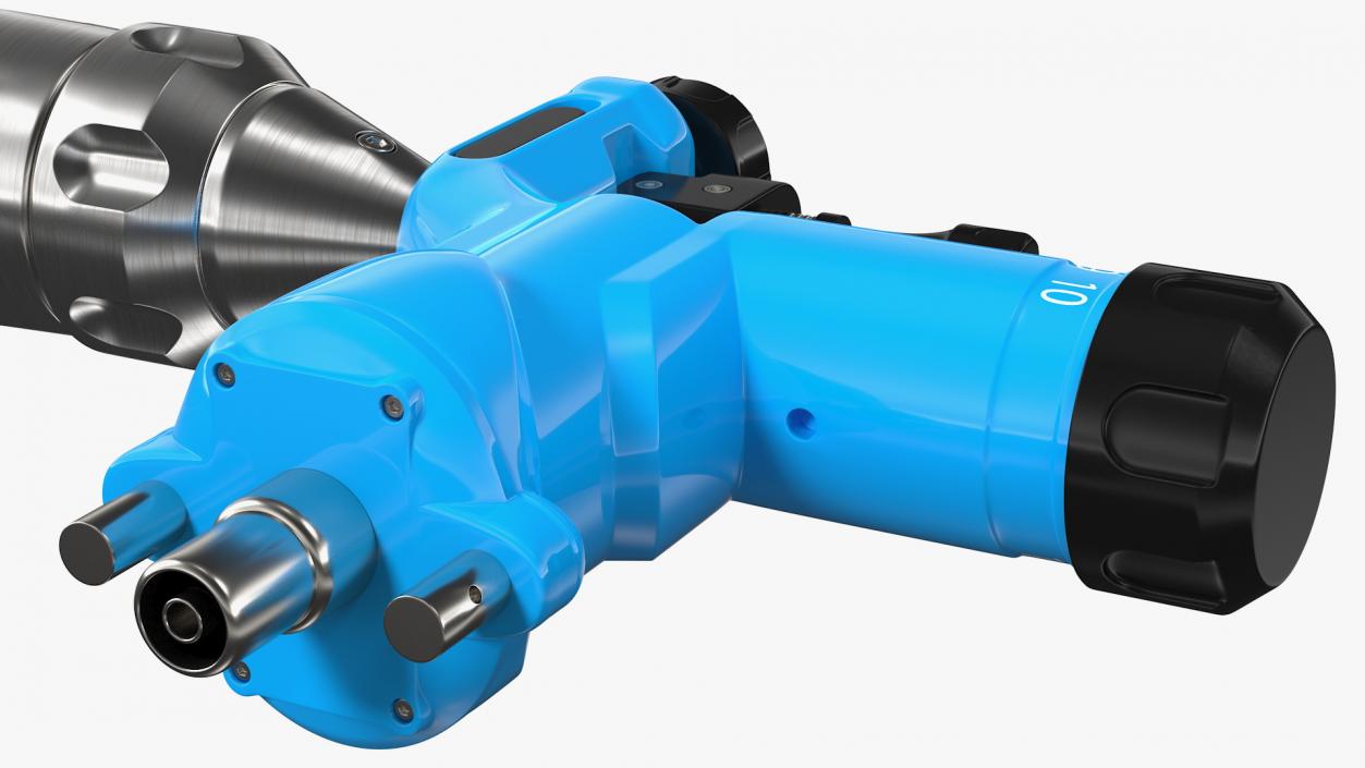 Professional Rotary Tattoo Machine Blue 3D model