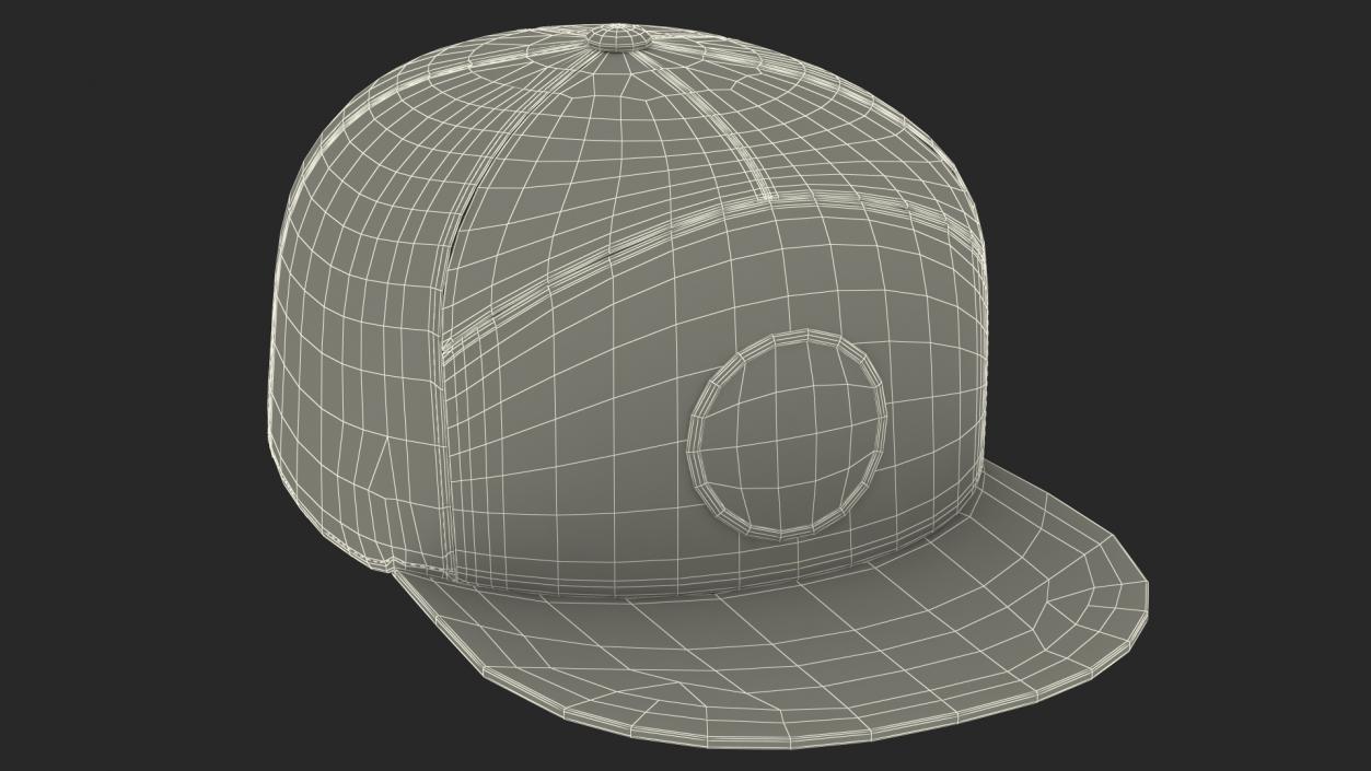 3D Seven Panel Trucker Cap with Mesh Back model