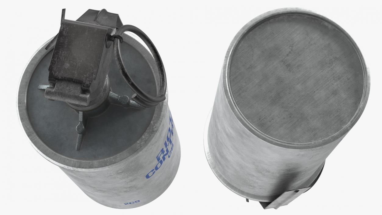 3D ABC M7A2 Riot Control CS Grenade Old