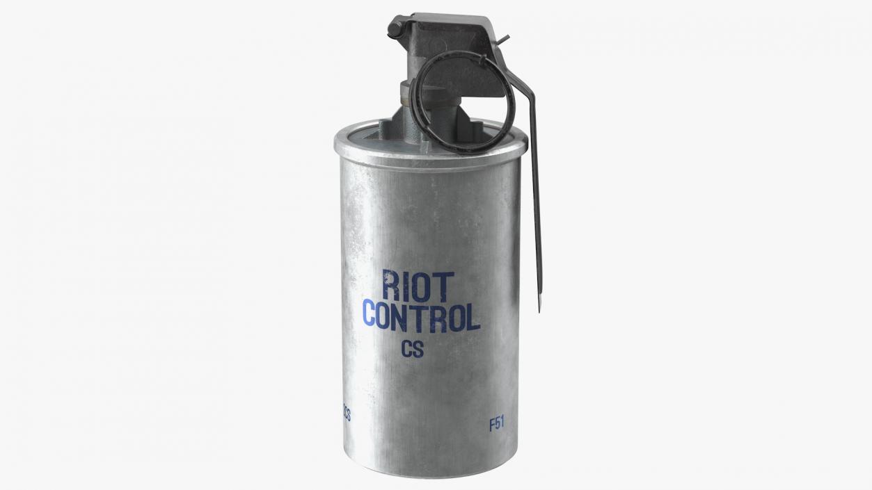 3D ABC M7A2 Riot Control CS Grenade Old