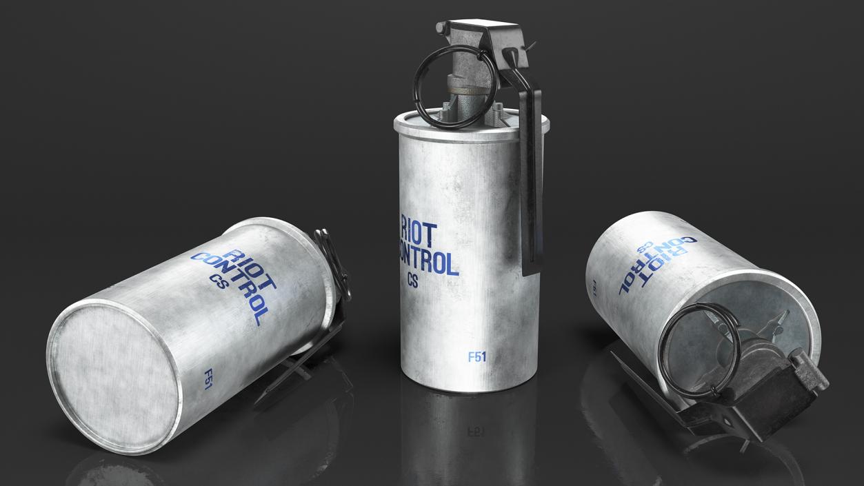 3D ABC M7A2 Riot Control CS Grenade Old