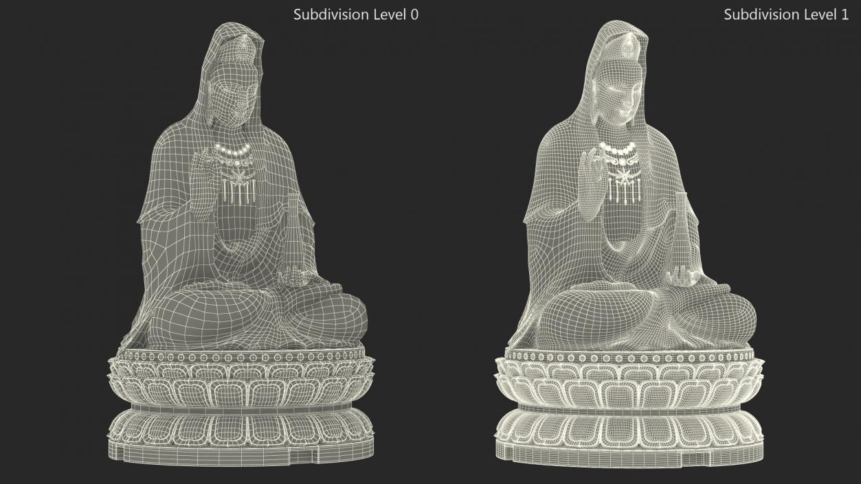 3D Guanyin of Mount Xiqiao model