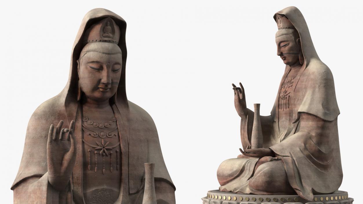 3D Guanyin of Mount Xiqiao model