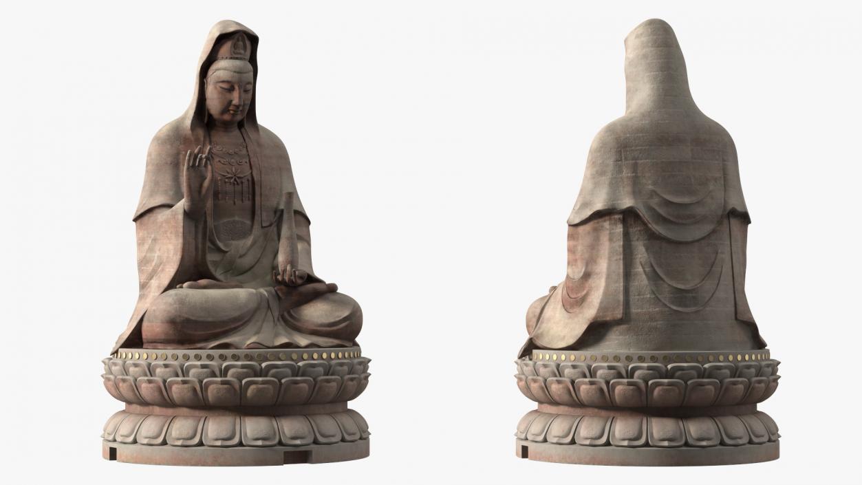 3D Guanyin of Mount Xiqiao model