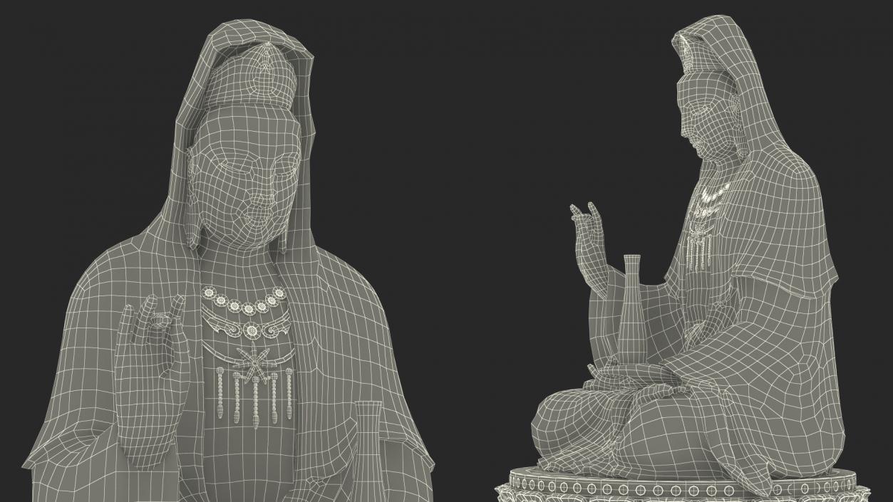 3D Guanyin of Mount Xiqiao model