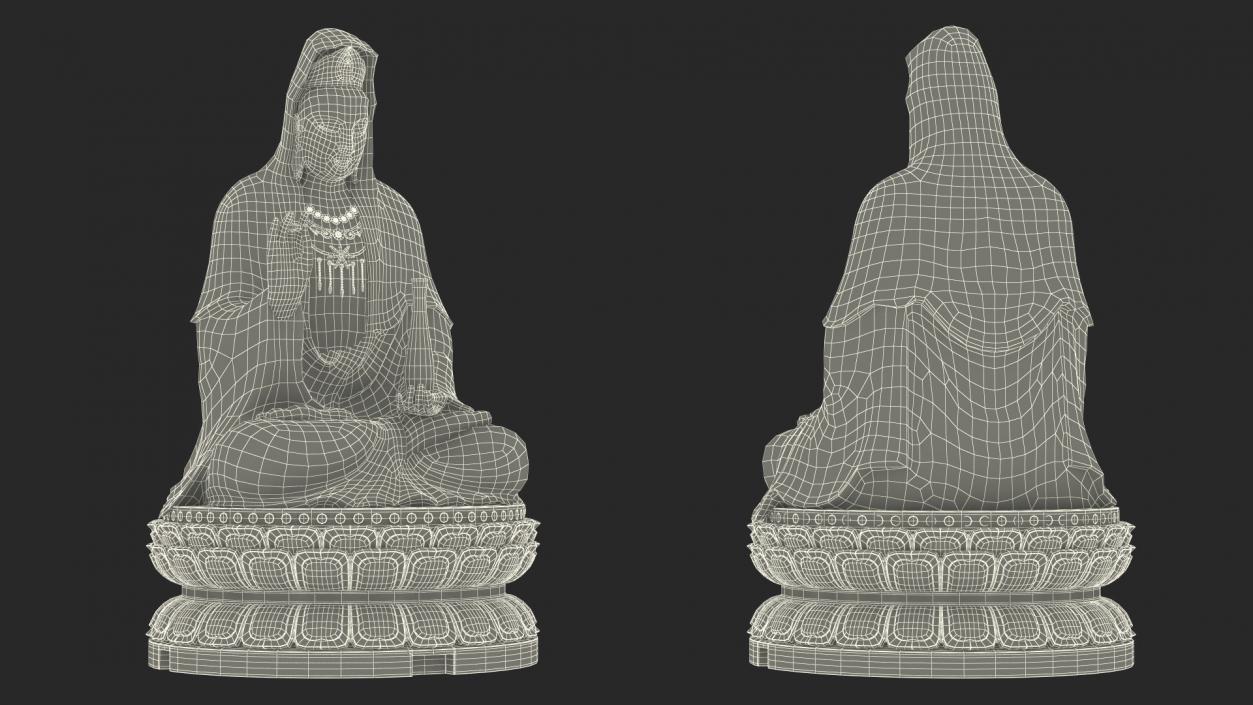 3D Guanyin of Mount Xiqiao model