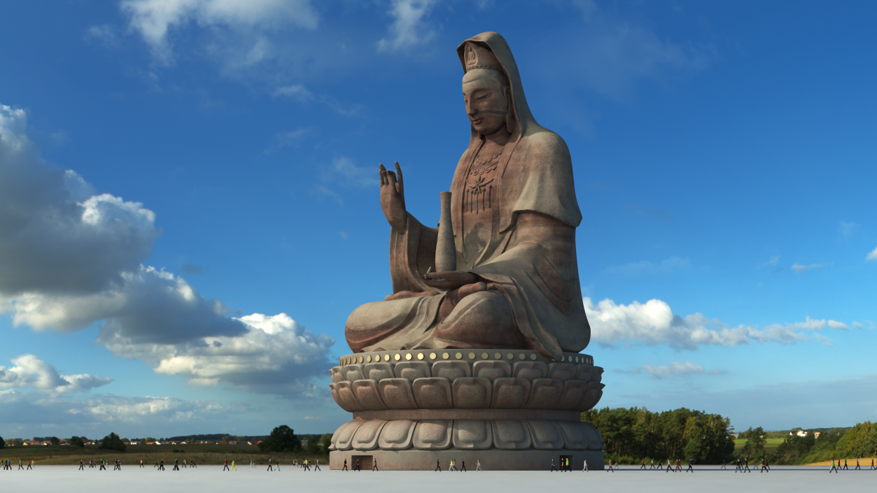 3D Guanyin of Mount Xiqiao model