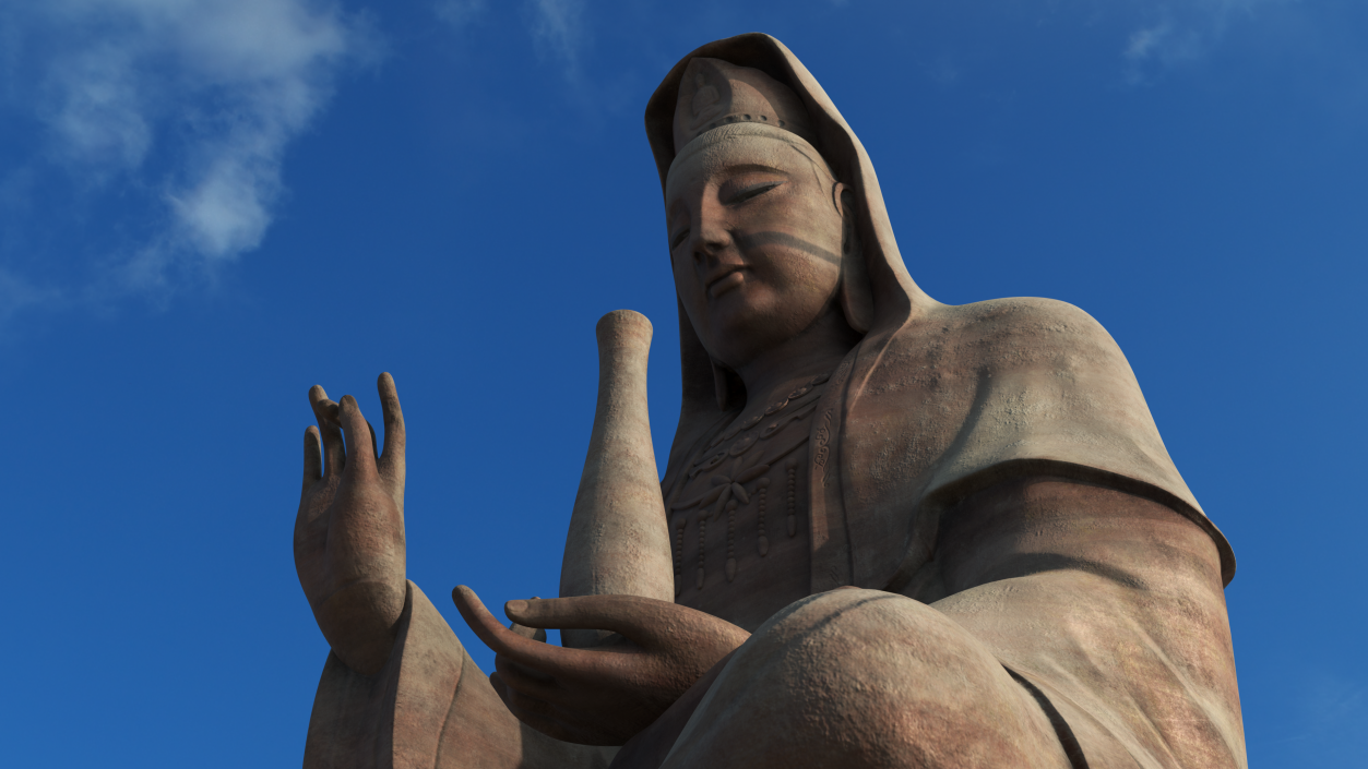 3D Guanyin of Mount Xiqiao model