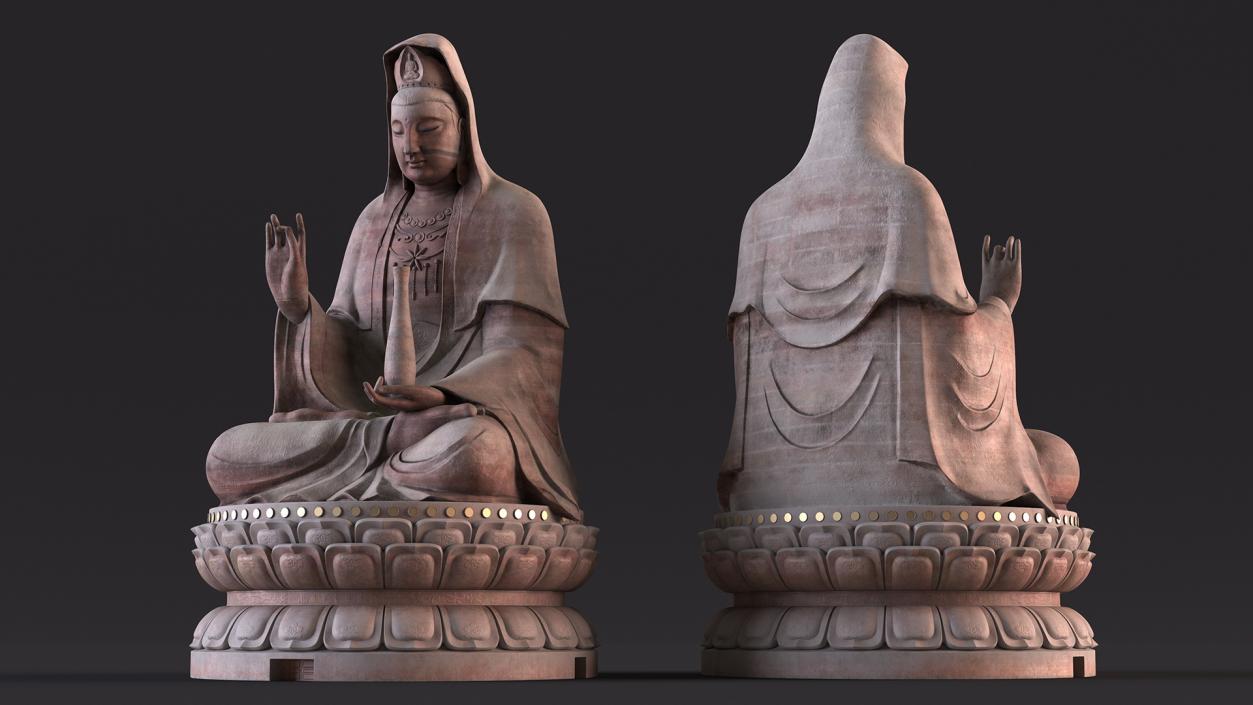 3D Guanyin of Mount Xiqiao model