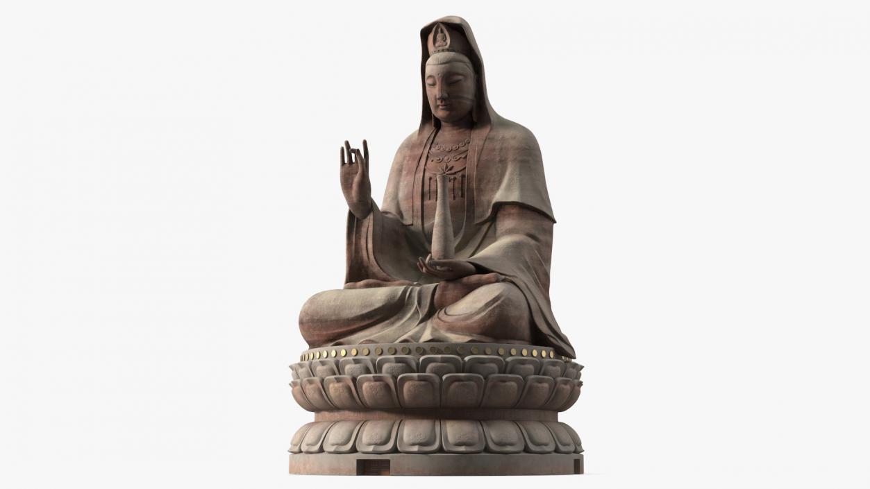 3D Guanyin of Mount Xiqiao model