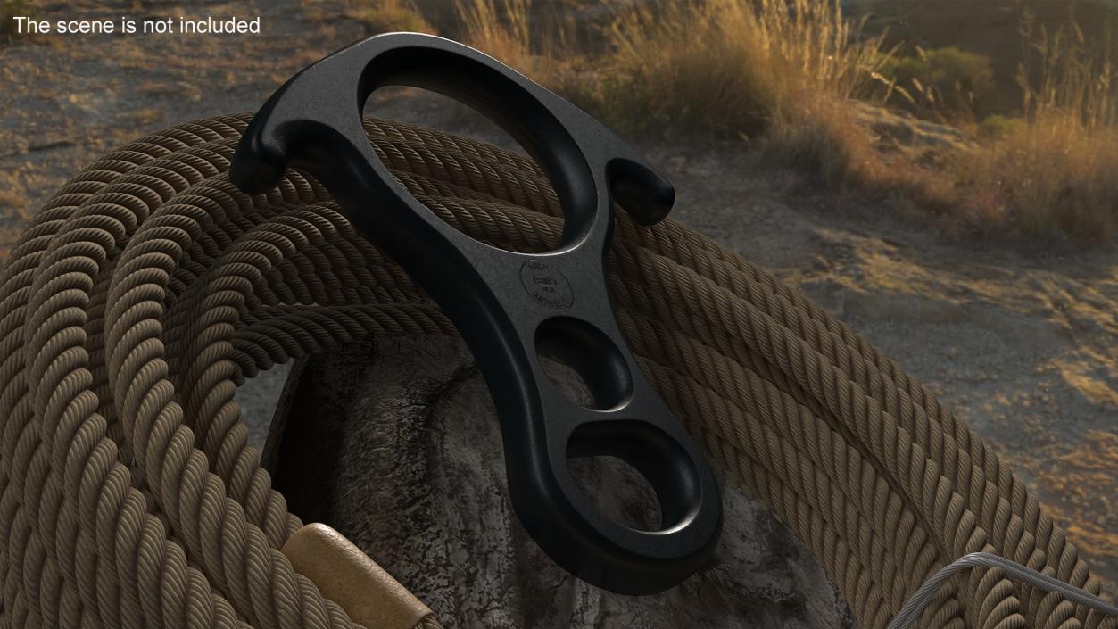 3D Steel Climbing Descenders Collection