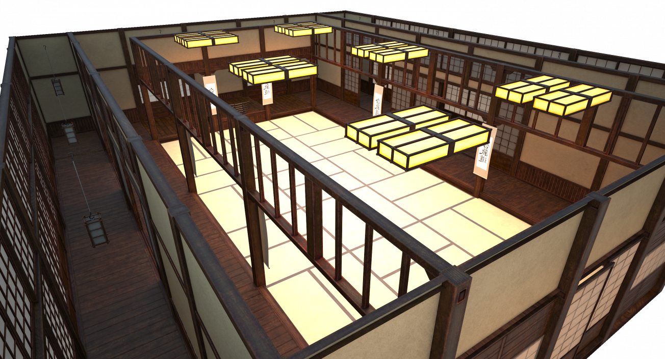 Dojo Room 3D model