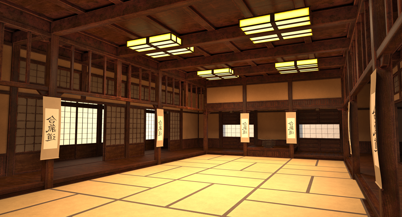 Dojo Room 3D model