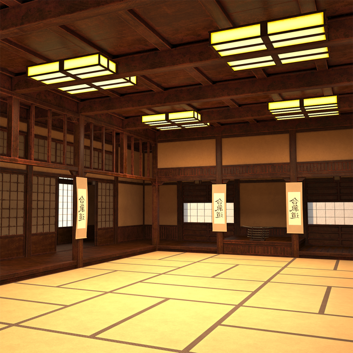 Dojo Room 3D model