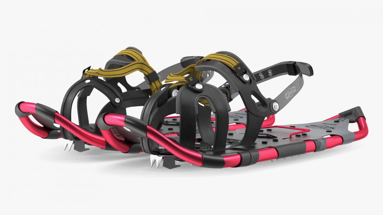 Tourist Snowshoes Atlas Red 3D