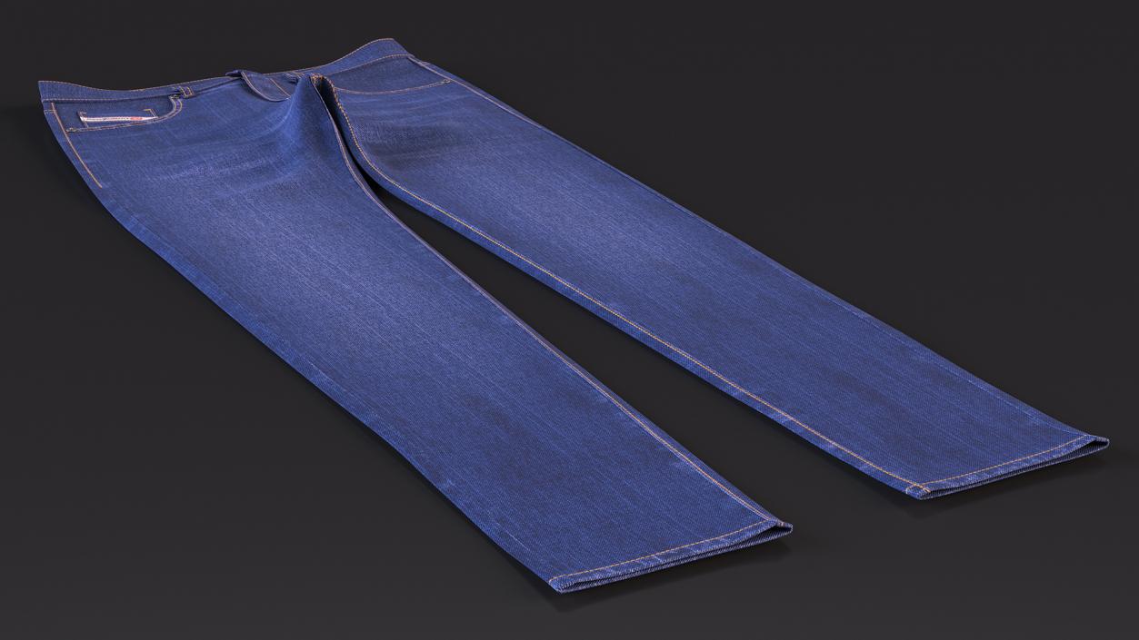 3D model Diesel Jeans for Men Dark Blue