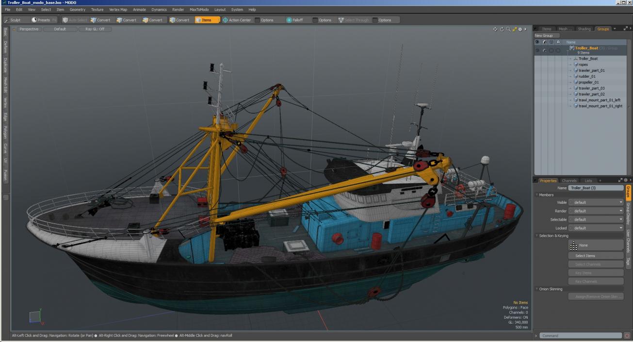 Troller Boat 3D