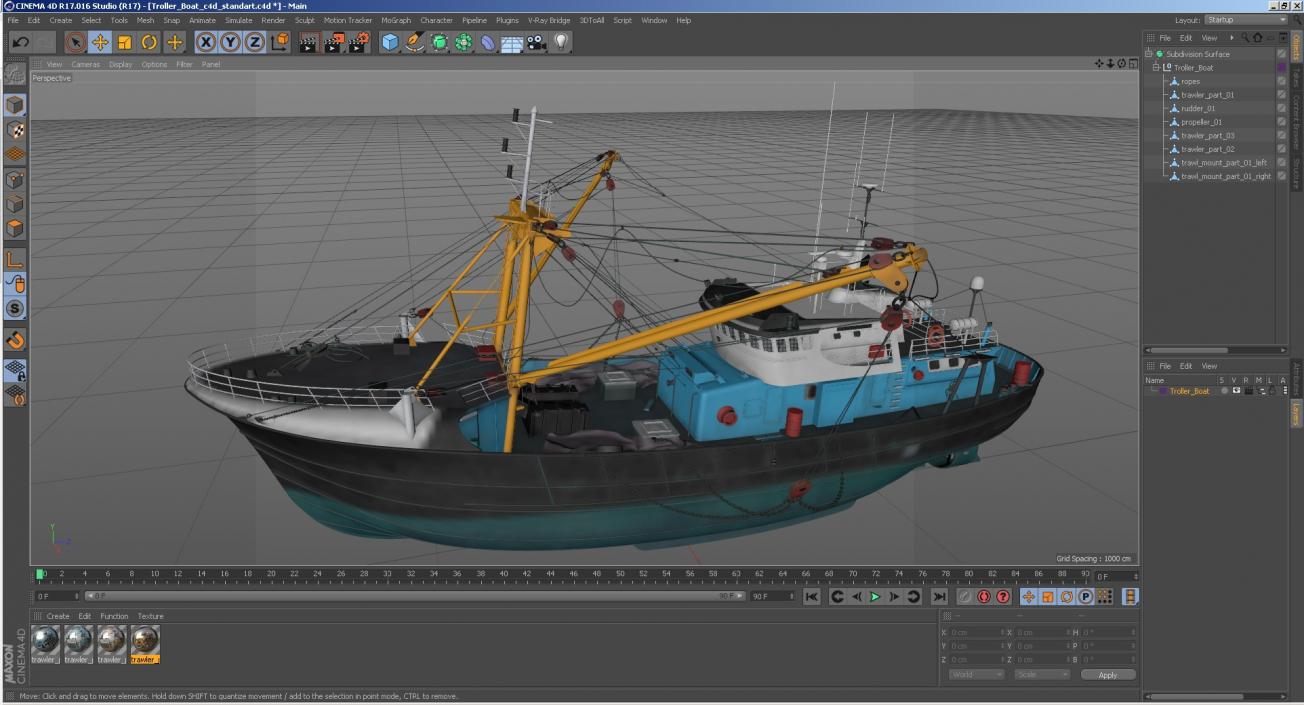 Troller Boat 3D