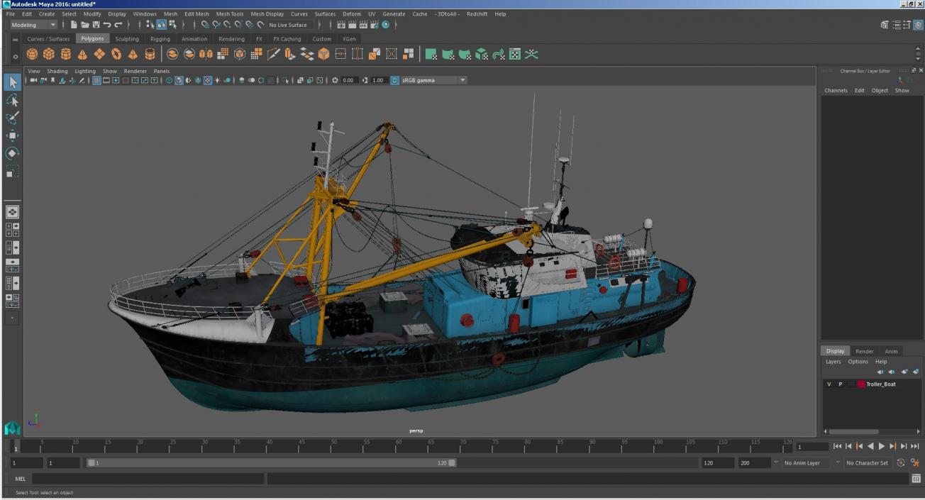 Troller Boat 3D