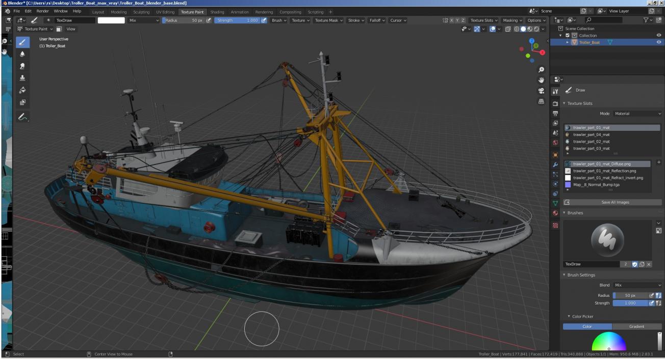 Troller Boat 3D